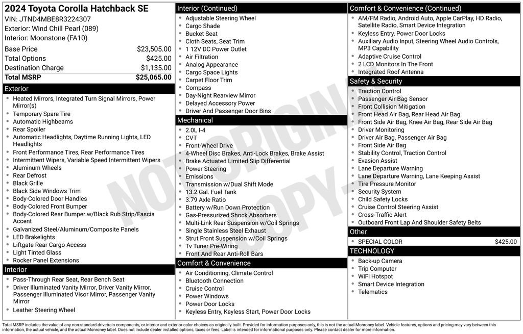 Used 2024 Toyota Corolla SE image 33