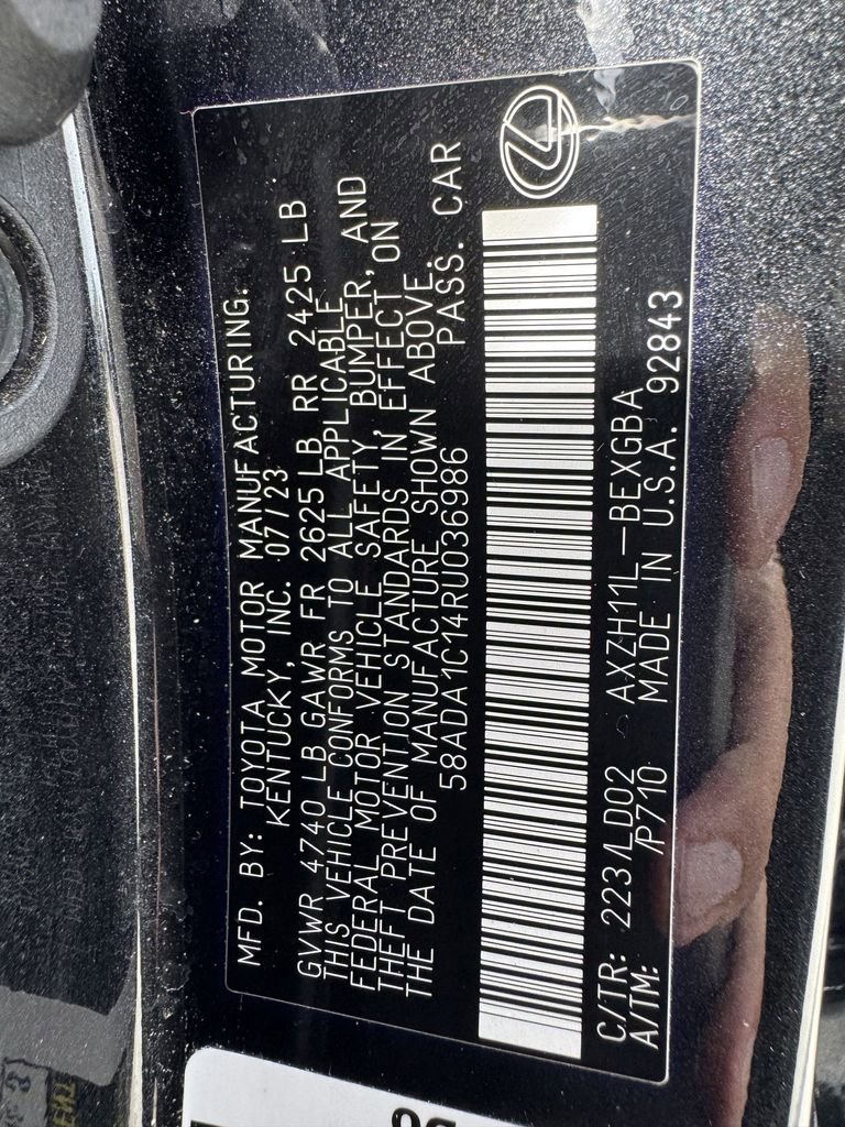 Used 2024 Lexus ES 300h w/ Premium Package FWD image 25