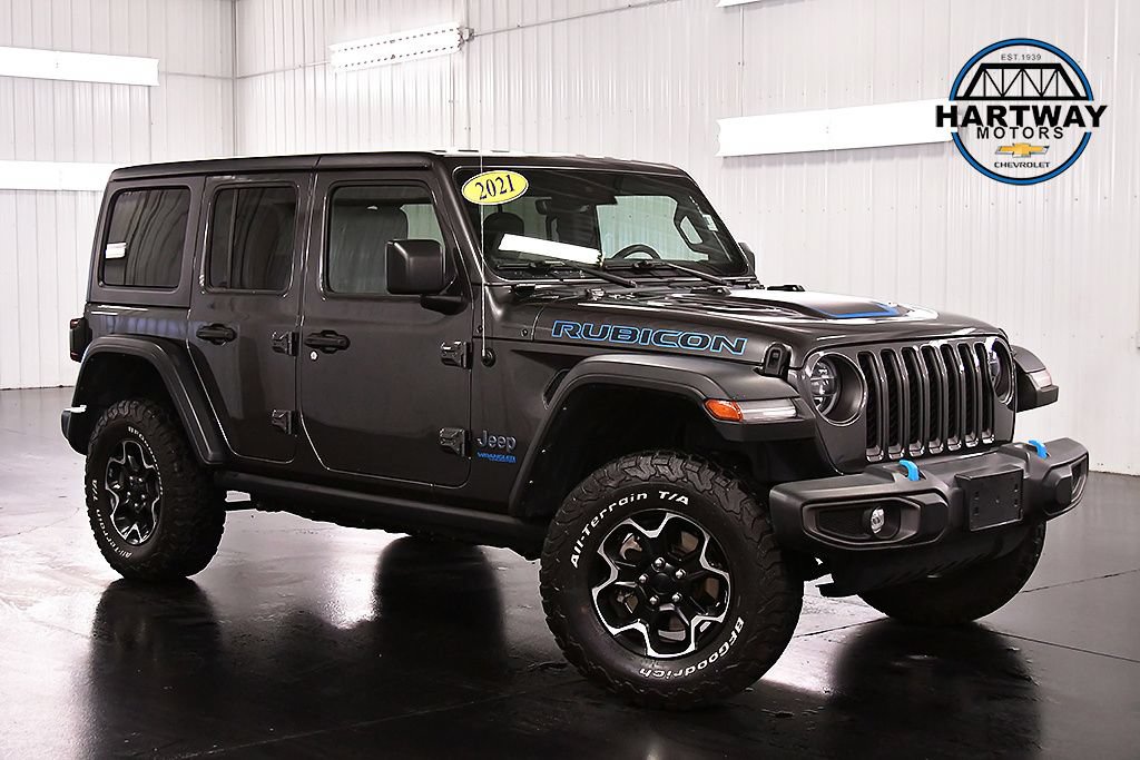 Used 2021 Jeep Wrangler Unlimited Rubicon 4xe w/ Cold Weather Group AWD/4WD video 1