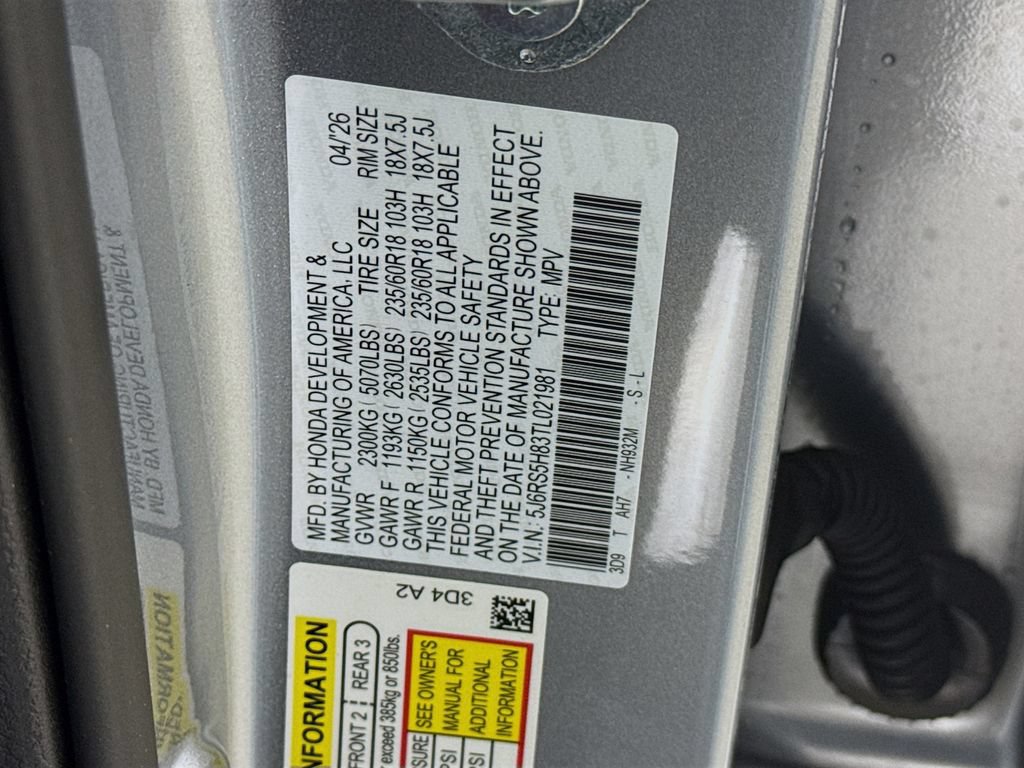 New 2026 Honda CR-V Sport-L image 33