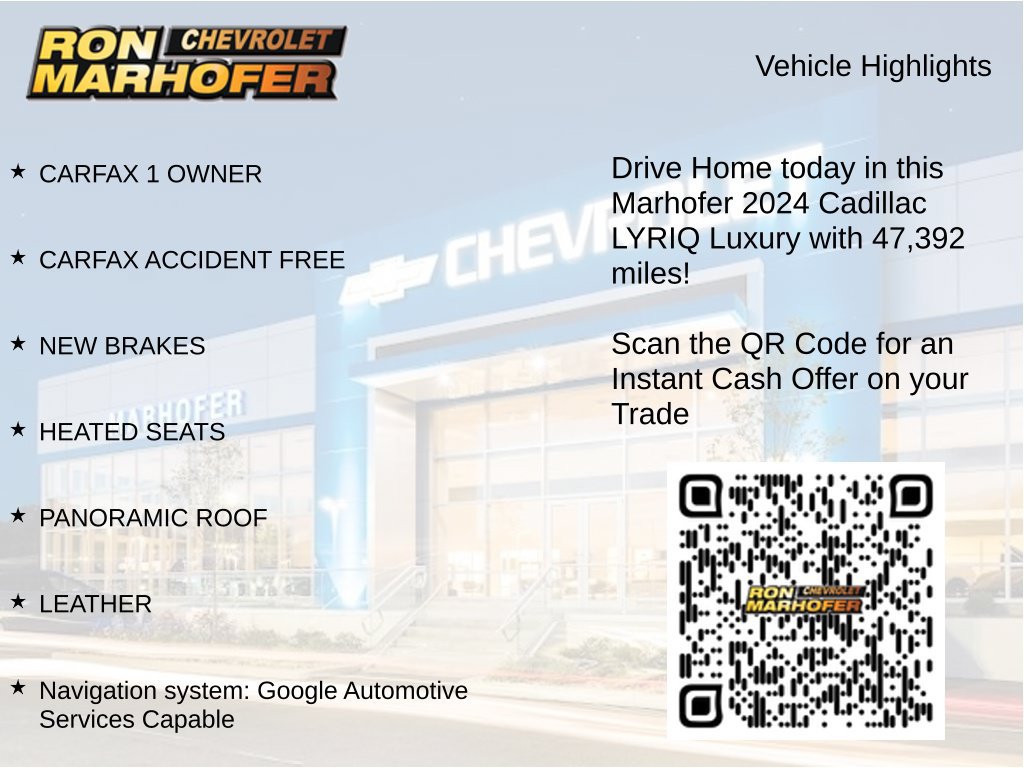Used 2024 Cadillac Lyriq Luxury AWD/4WD image 15