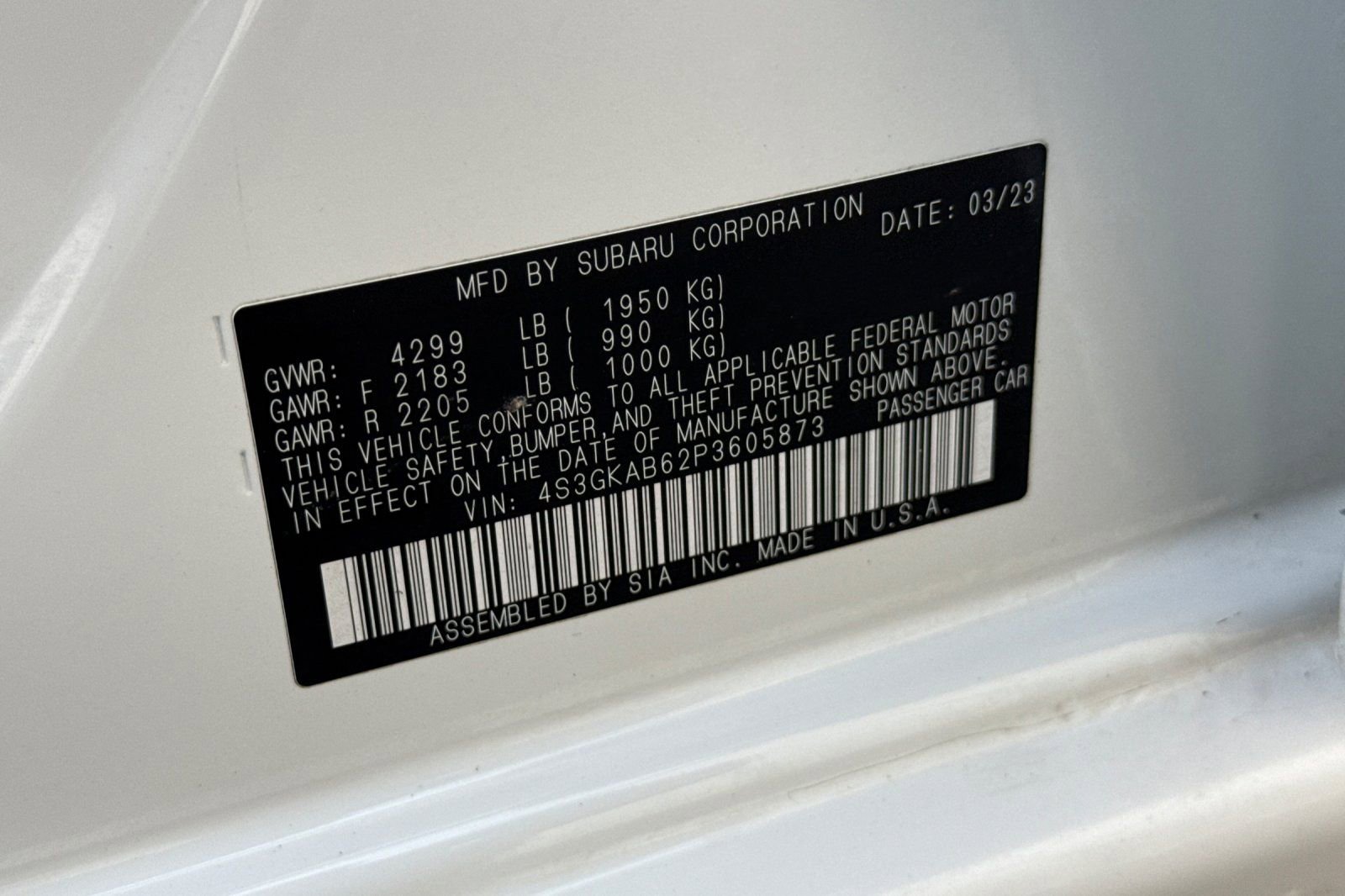 Used 2023 Subaru Impreza 2.0i AWD/4WD image 27