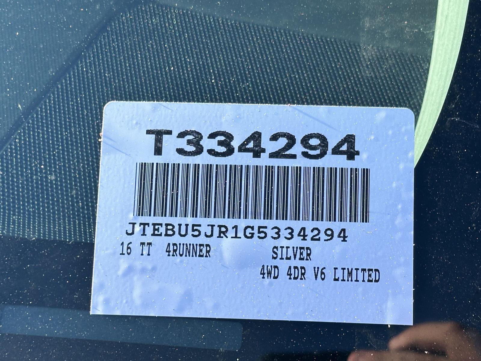 Used 2016 Toyota 4Runner Limited image 14