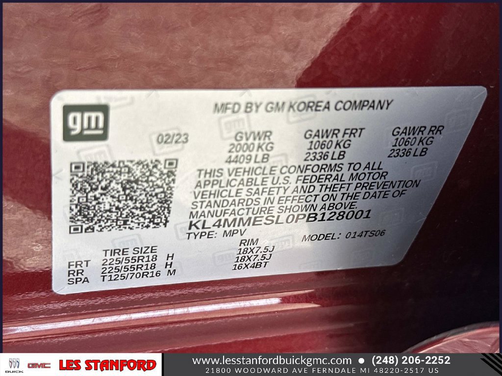 Certified 2023 Buick Encore GX Select w/ Sport Touring Package AWD/4WD image 19
