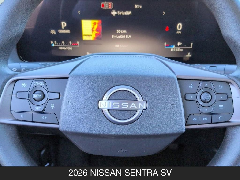 New 2026 Nissan Sentra SV w/ Floor Mat Package FWD image 12