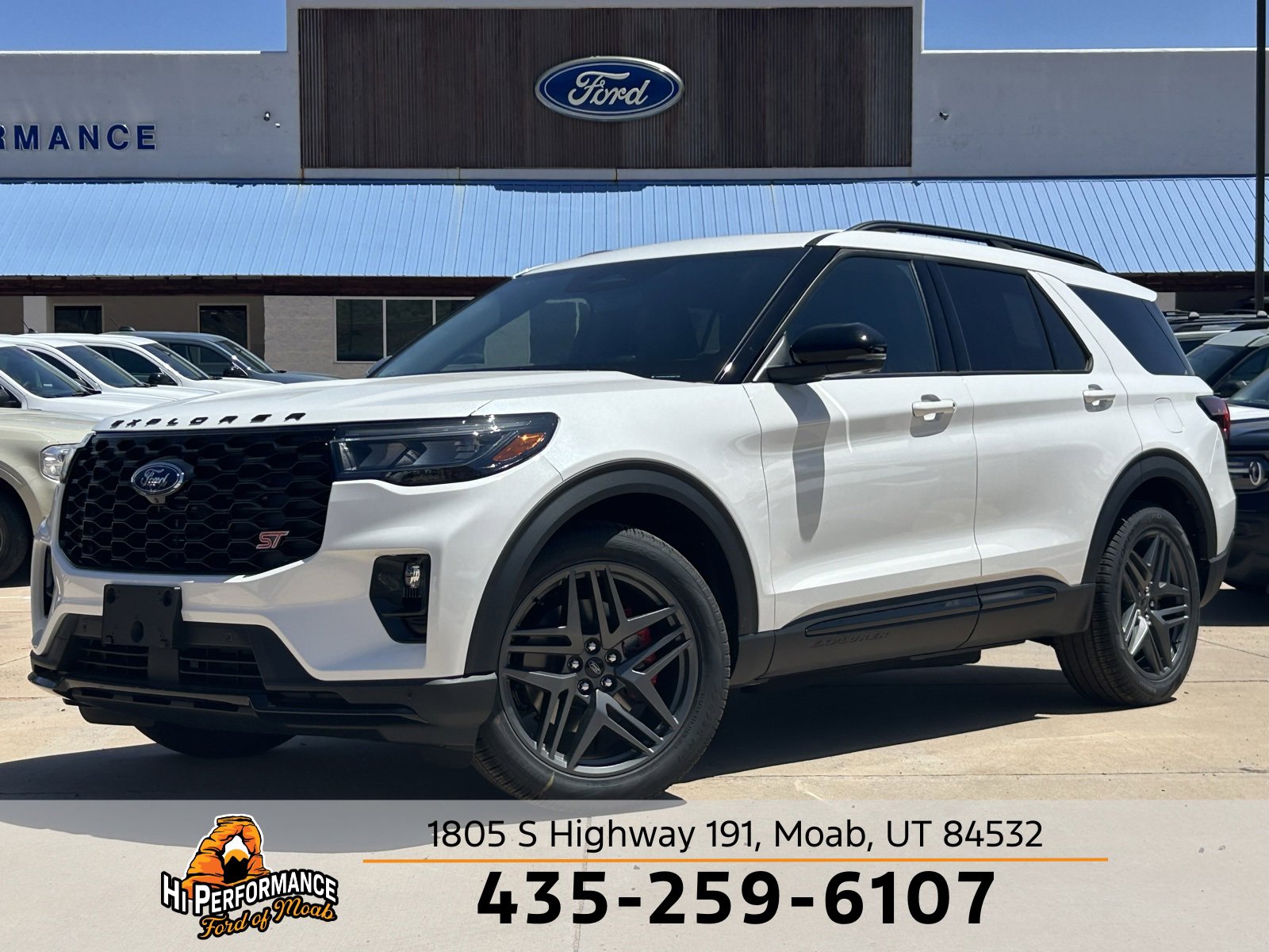 New 2025 Ford Explorer ST w/ Sun And Sound Package
