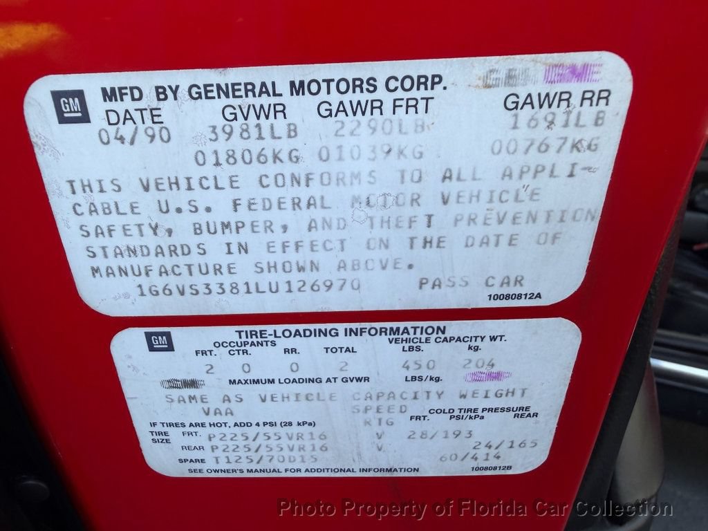 Used 1990 Cadillac Allante FWD image 61