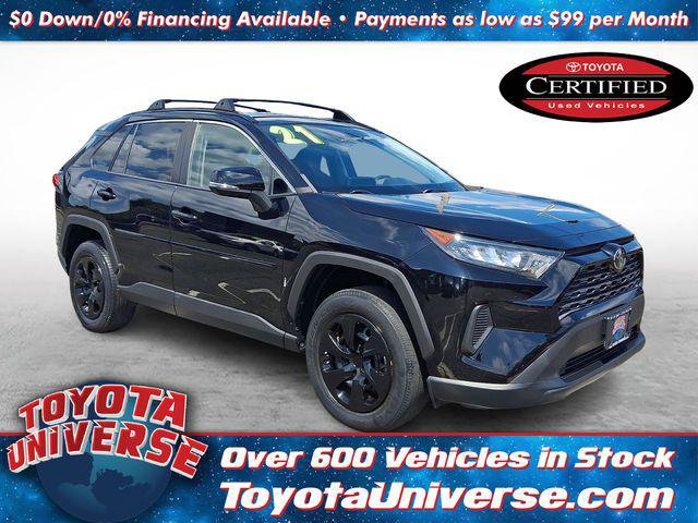 Certified 2021 Toyota RAV4 LE AWD/4WD image 1
