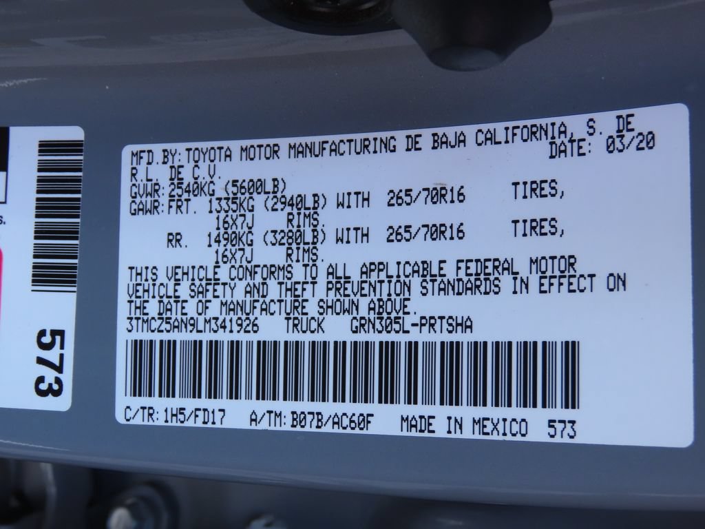 Used 2020 Toyota Tacoma TRD Off-Road AWD/4WD image 21