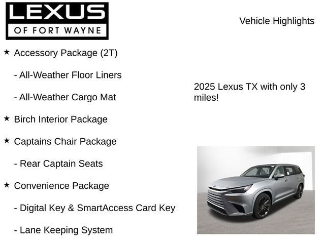 New 2025 Lexus TX 350 AWD image 7