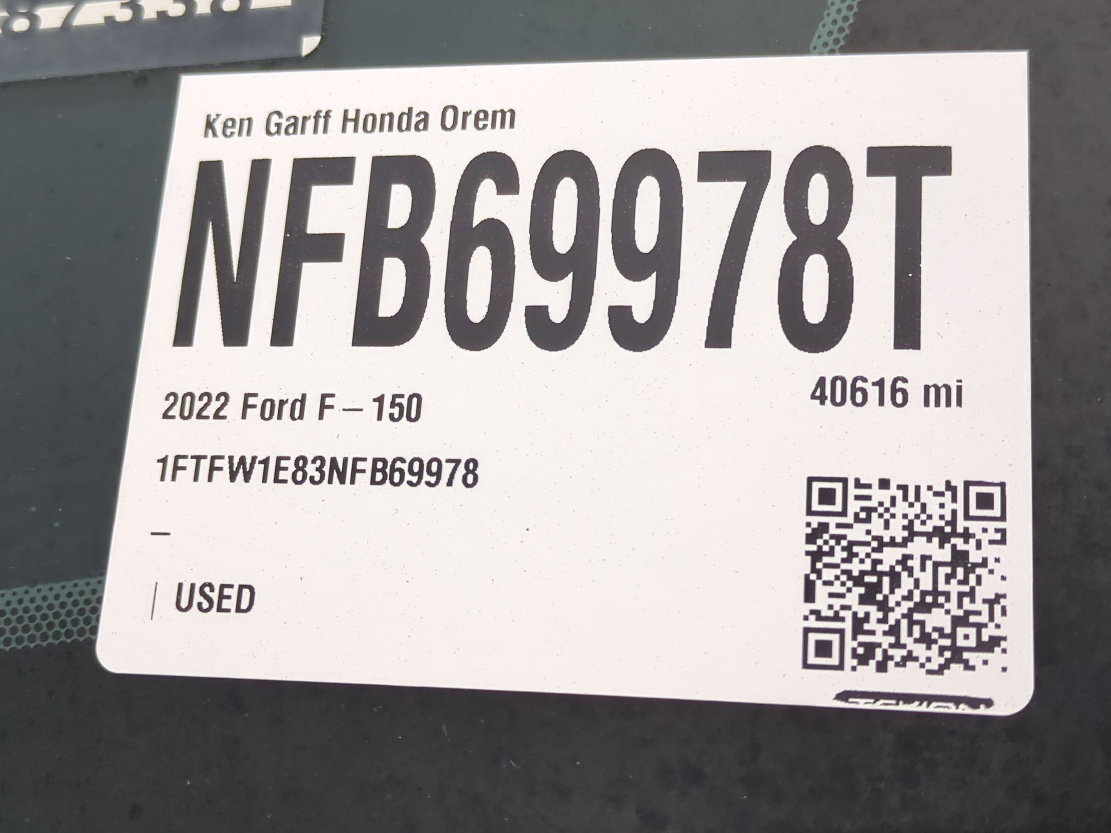 Used 2022 Ford F150 Platinum w/ Equipment Group 701A High image 35