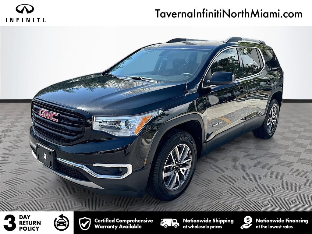 Used 2019 GMC Acadia SLE w/ LPO, Black Accent Package FWD image 1