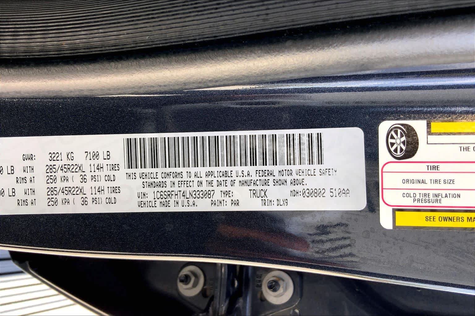 Used 2020 RAM 1500 Limited AWD/4WD image 36