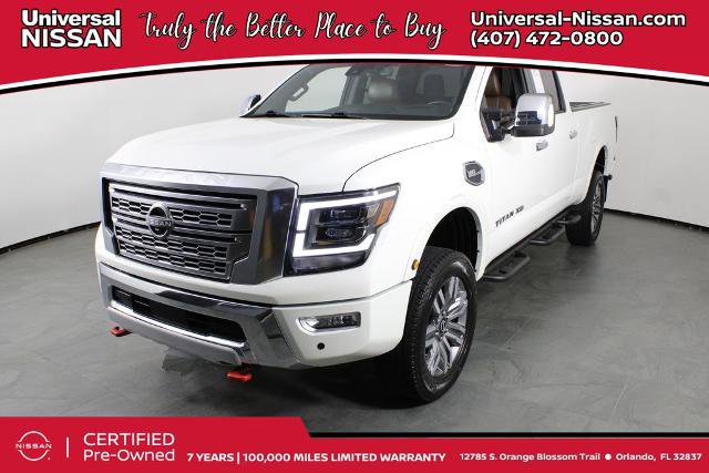 Certified 2024 Nissan Titan Platinum Reserve w/ Moonroof Package