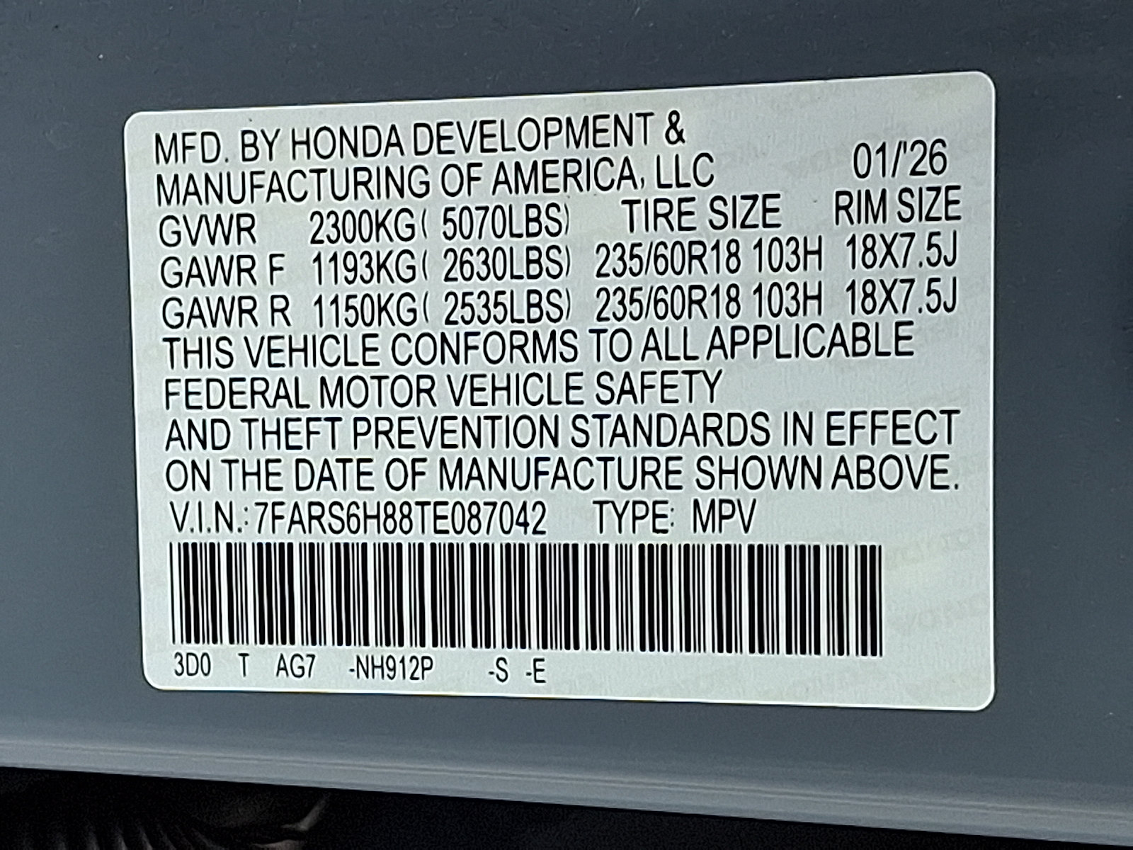 Certified 2026 Honda CR-V Sport-L image 30