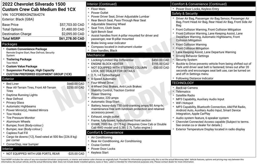 Certified 2022 Chevrolet Silverado 1500 Custom AWD/4WD image 39