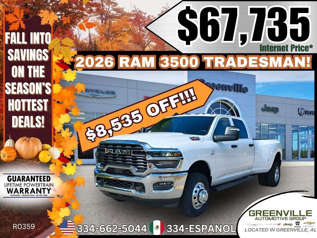 New 2026 RAM 3500 Tradesman