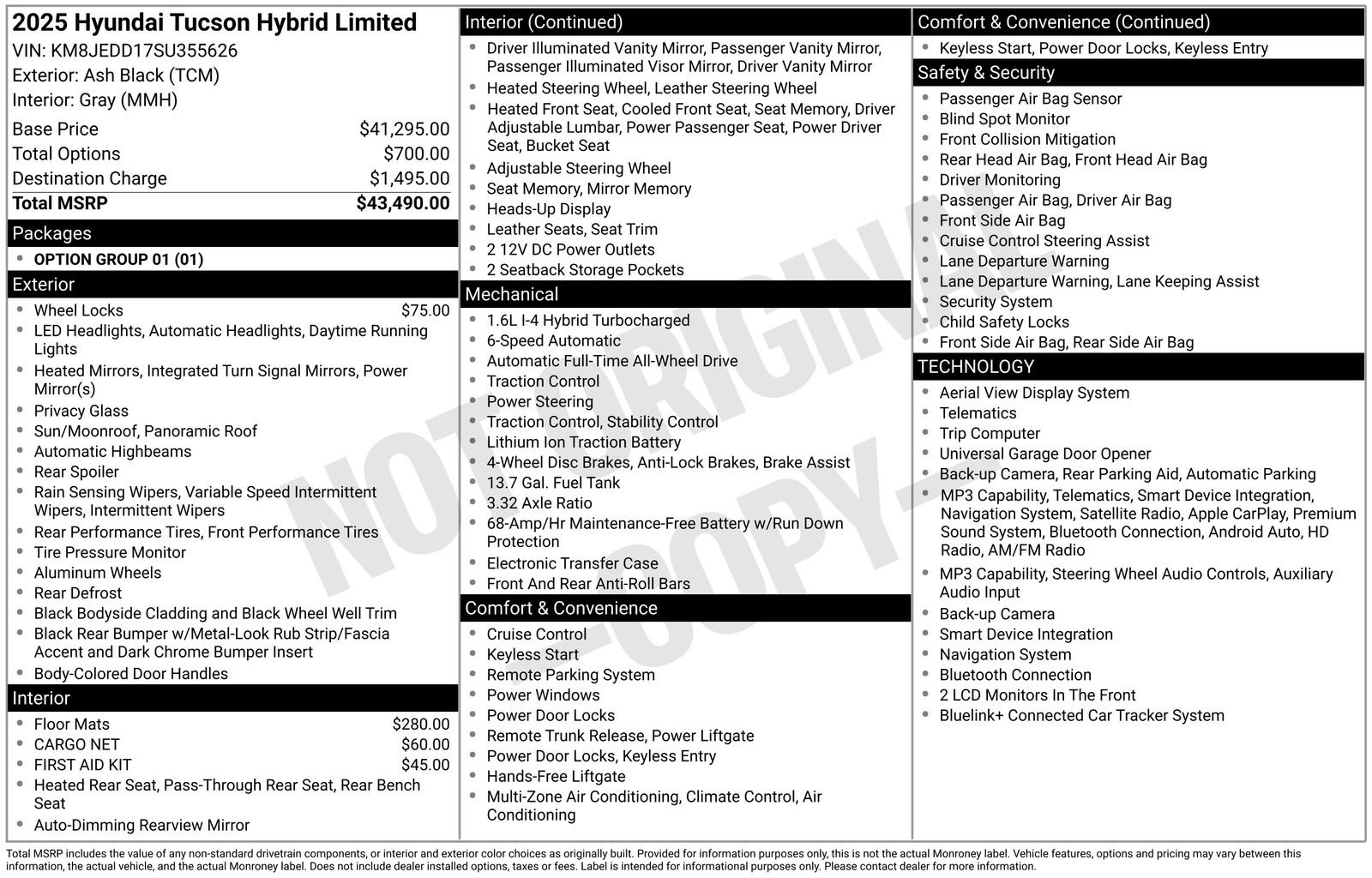 Used 2025 Hyundai Tucson Limited AWD/4WD image 6