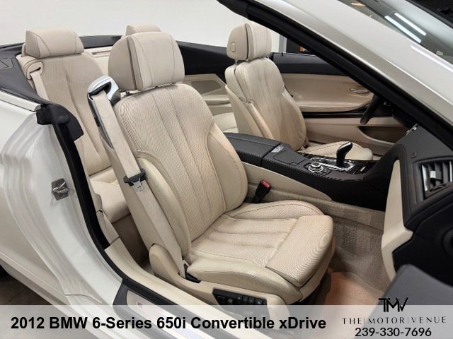 Used 2012 BMW 650i xDrive Convertible AWD/4WD image 30
