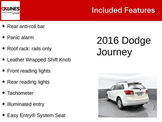 Used 2016 Dodge Journey SE w/ Flexible Seating Group FWD image 3