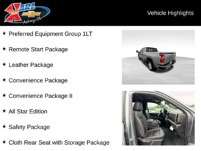 Used 2025 Chevrolet Silverado 2500 LT w/ Leather Package AWD/4WD image 2