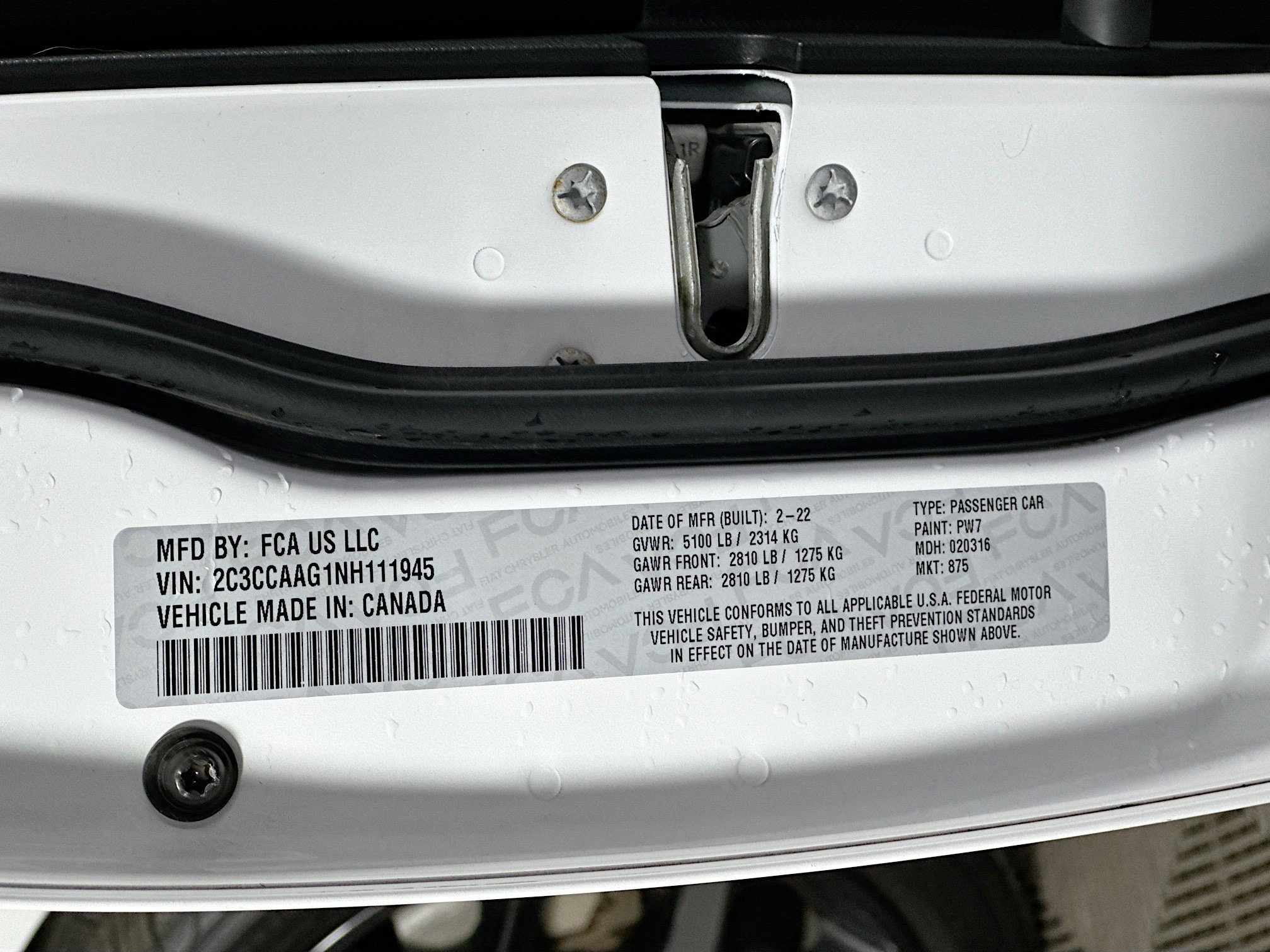 Used 2022 Chrysler 300 Touring w/ Sport Appearance Package image 12