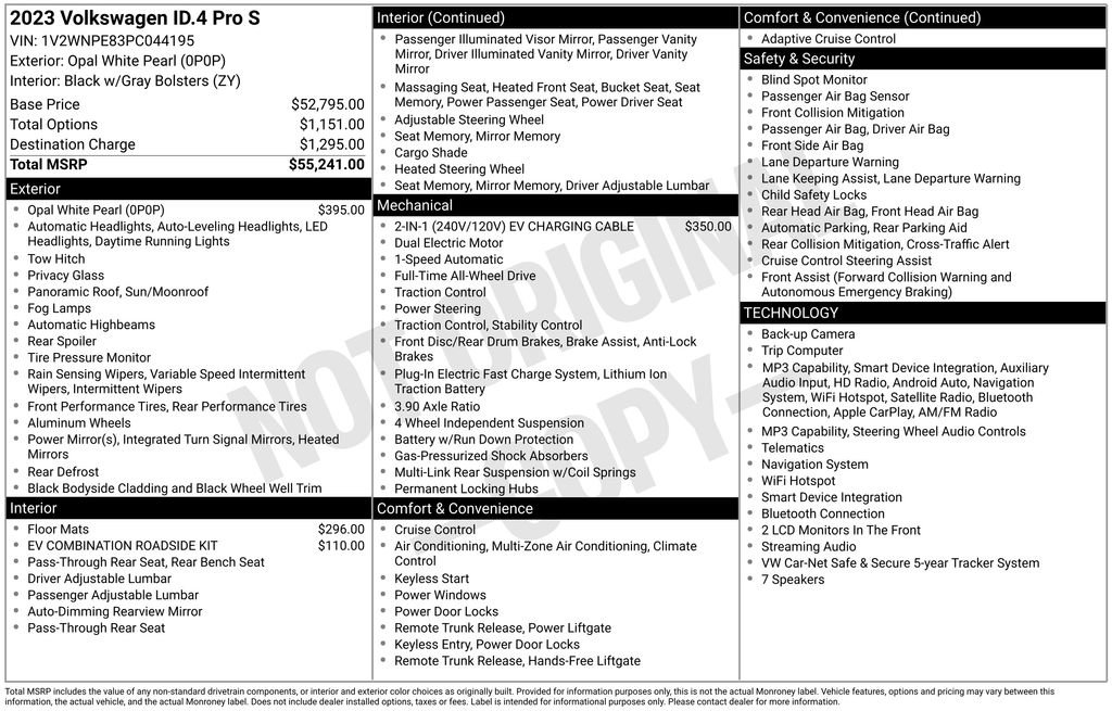 Certified 2023 Volkswagen ID.4 Pro S AWD/4WD image 12