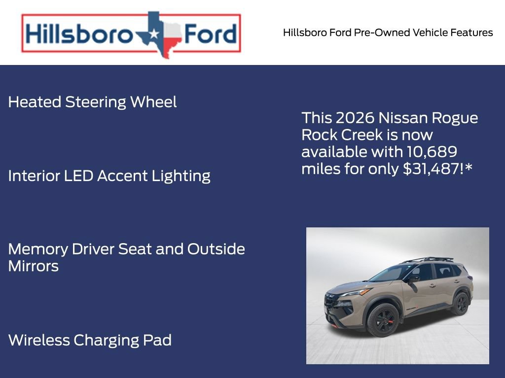 Used 2026 Nissan Rogue SV w/ Rock Creek Premium Package AWD/4WD image 13
