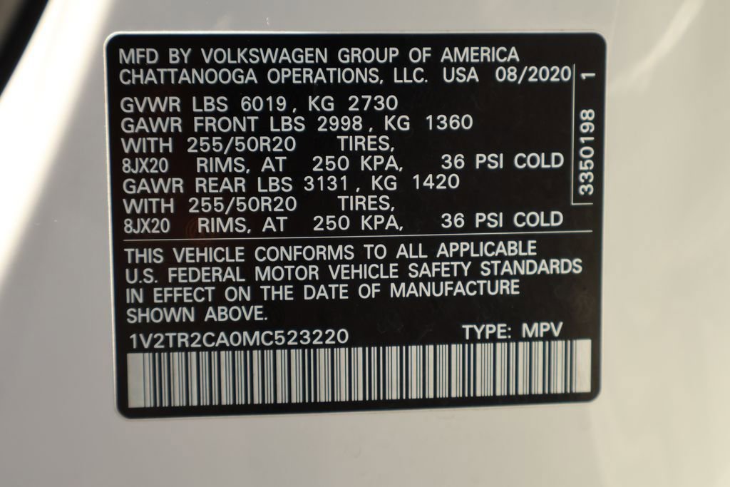 Used 2021 Volkswagen Atlas SEL Premium AWD/4WD image 28