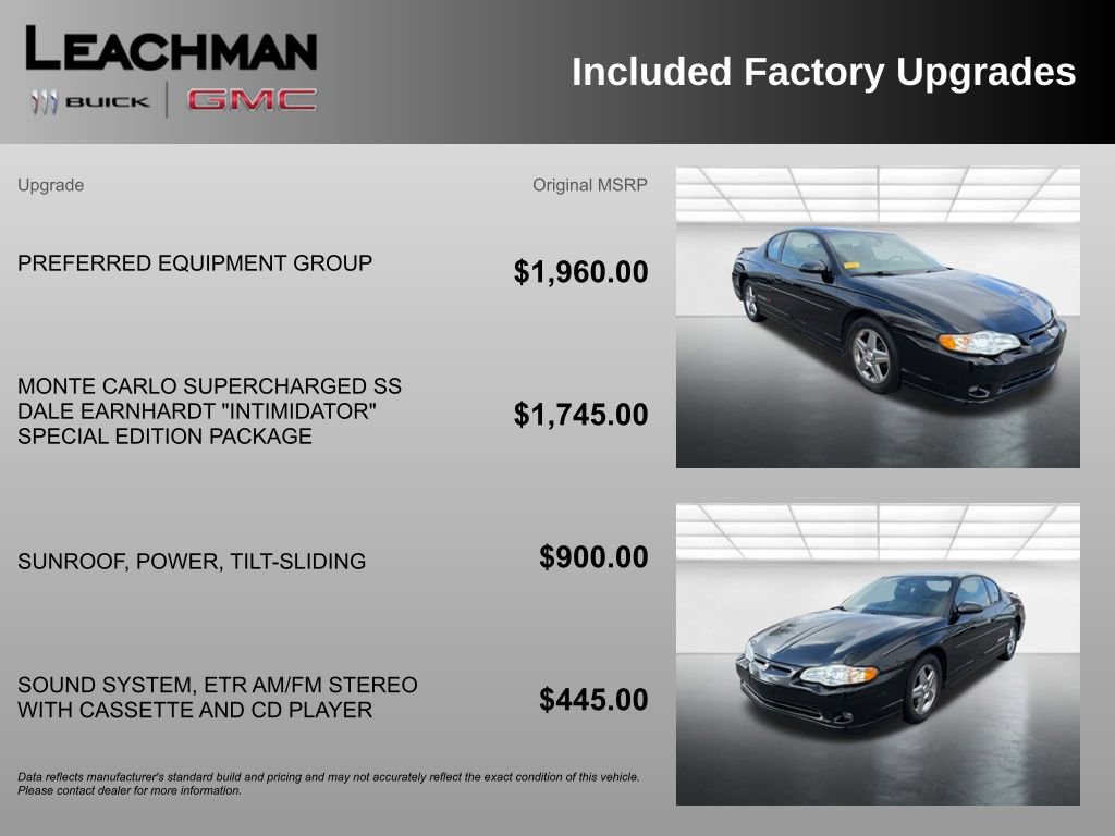 Used 2004 Chevrolet Monte Carlo SS w/ Preferred Equipment Group image 11