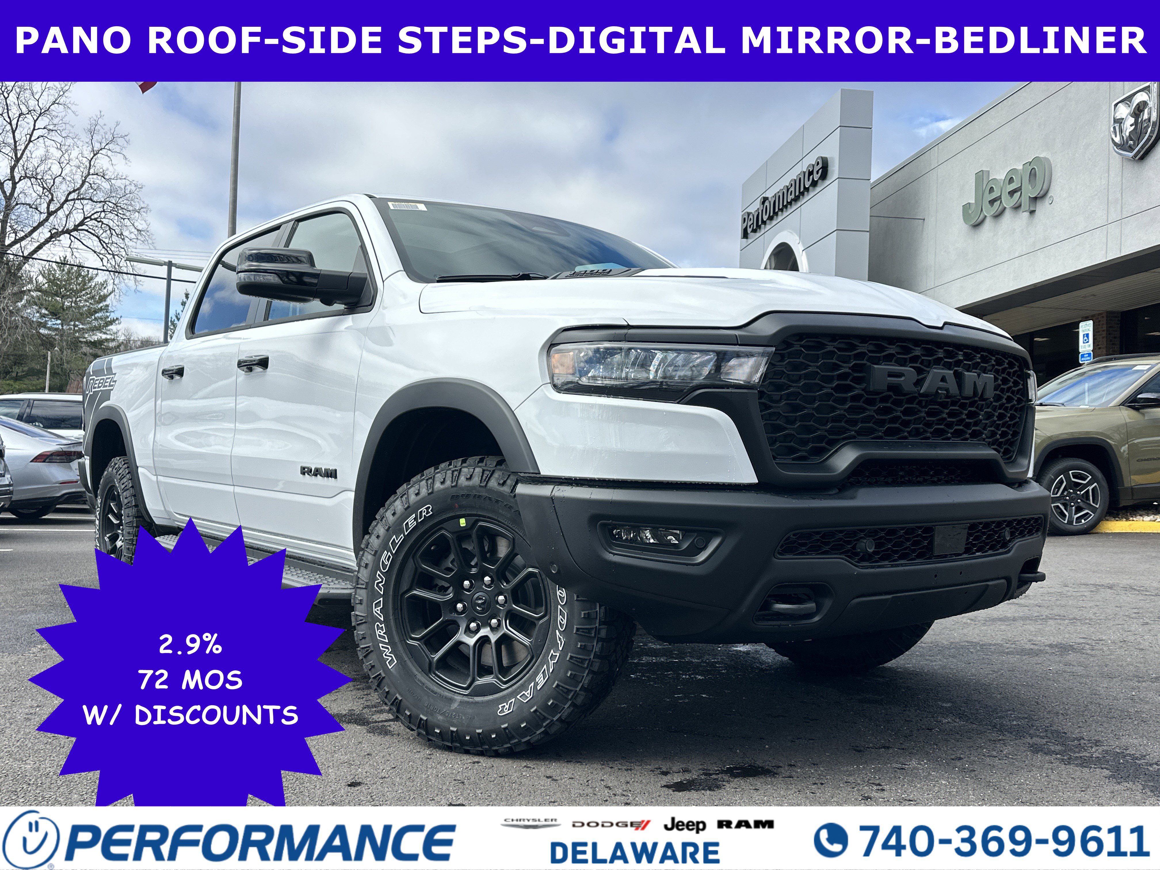 New 2026 RAM 1500 Rebel w/ Rebel Level 2 Equipment Group AWD/4WD image 1