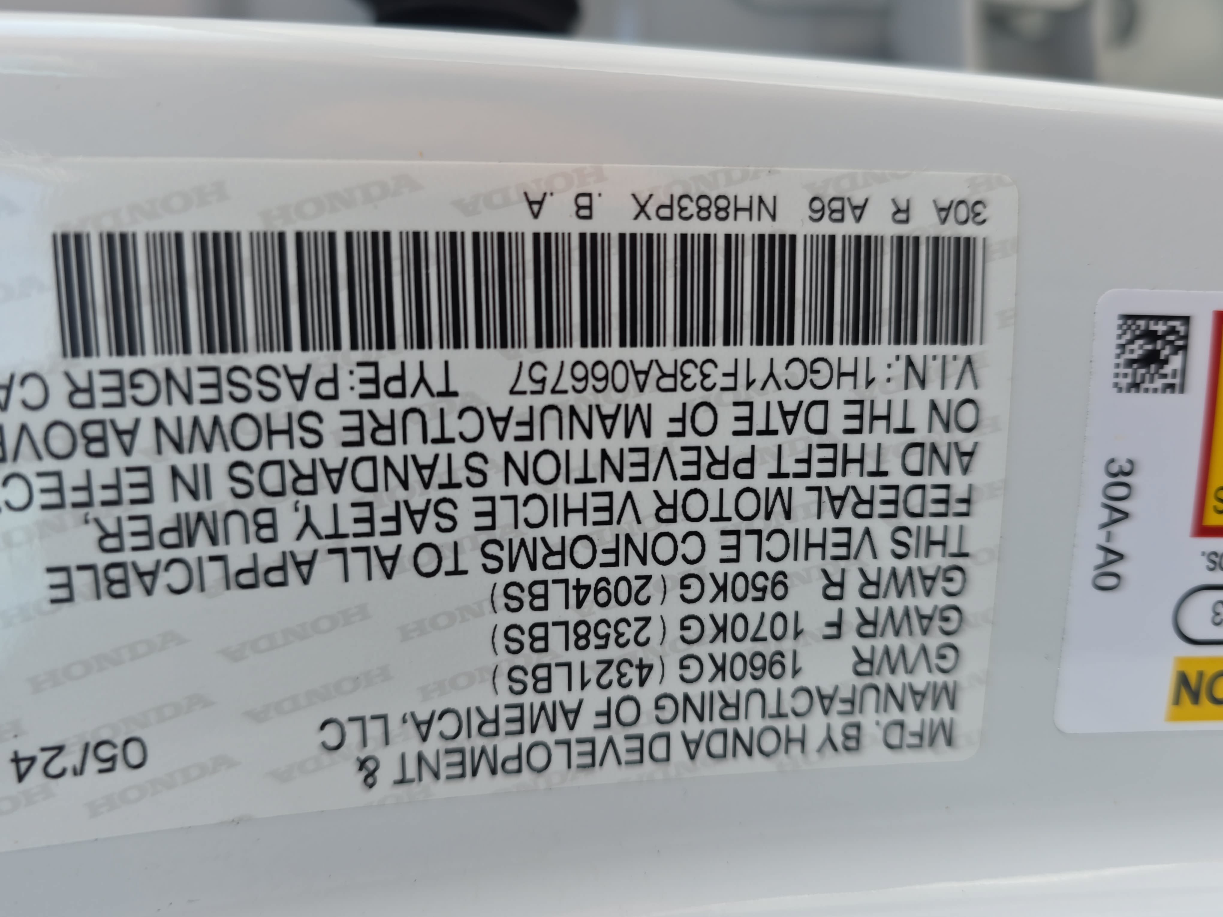 Used 2024 Honda Accord EX image 36