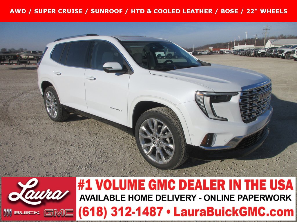 New 2026 GMC Acadia Denali w/ Super Cruise Package