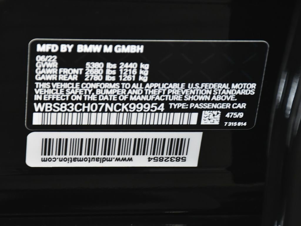 Used 2022 BMW M5 w/ Competition Package AWD/4WD image 23