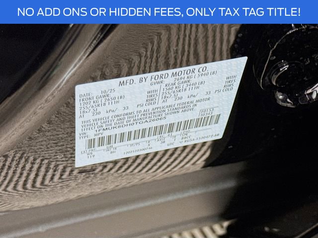 New 2026 Ford Explorer Active image 32