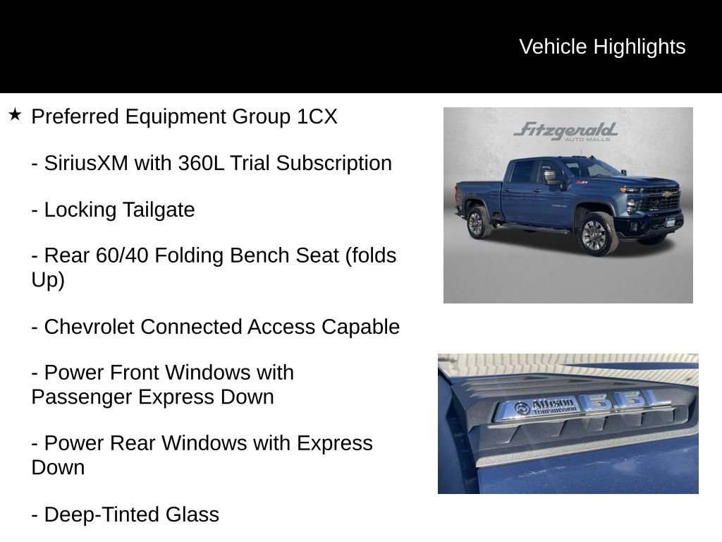 Certified 2025 Chevrolet Silverado 2500 Custom w/ Custom Value Package image 9