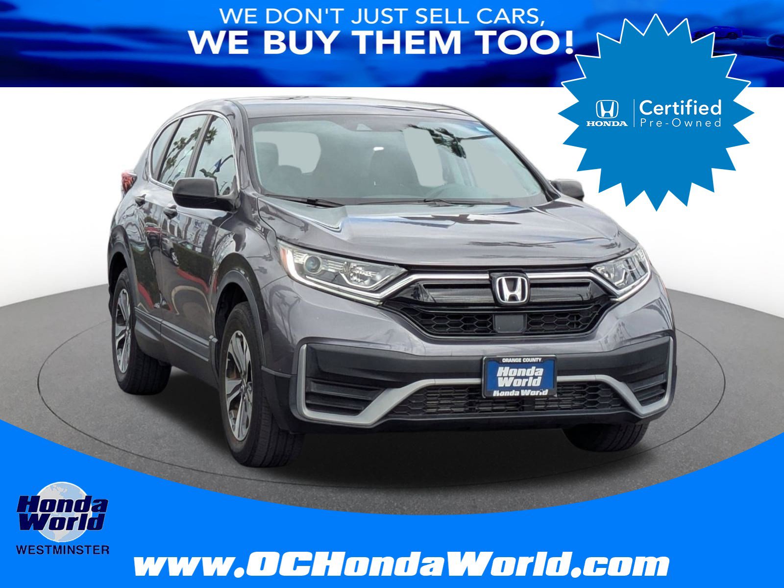 Certified 2020 Honda CR-V LX