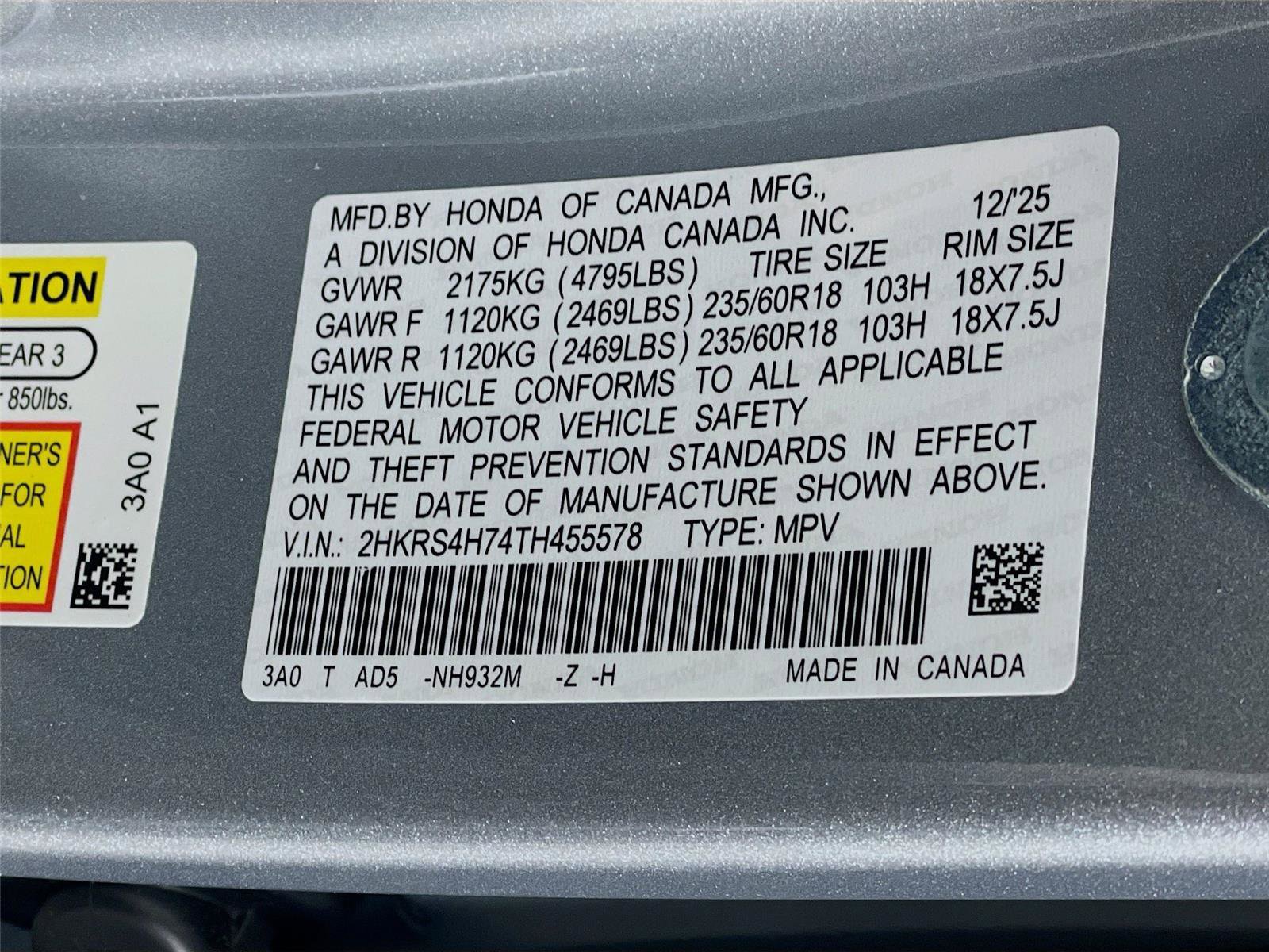 New 2026 Honda CR-V EX-L image 24