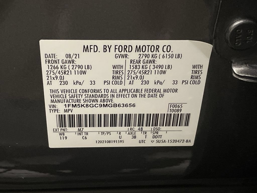 Used 2021 Ford Explorer ST w/ Equipment Group 401A AWD/4WD image 27