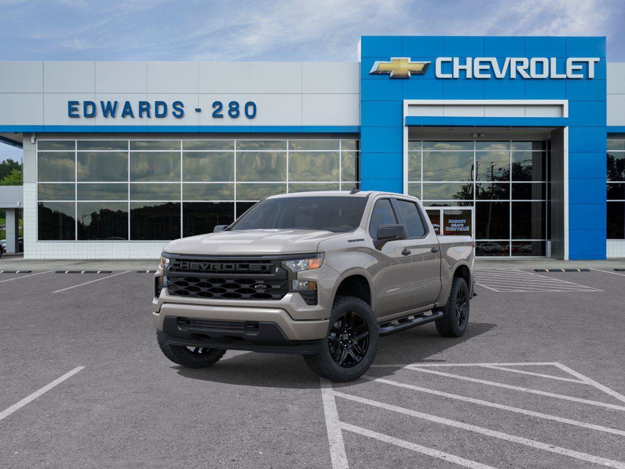 New 2026 Chevrolet Silverado 1500 Custom w/ Turbomax Blackout Package AWD/4WD image 8