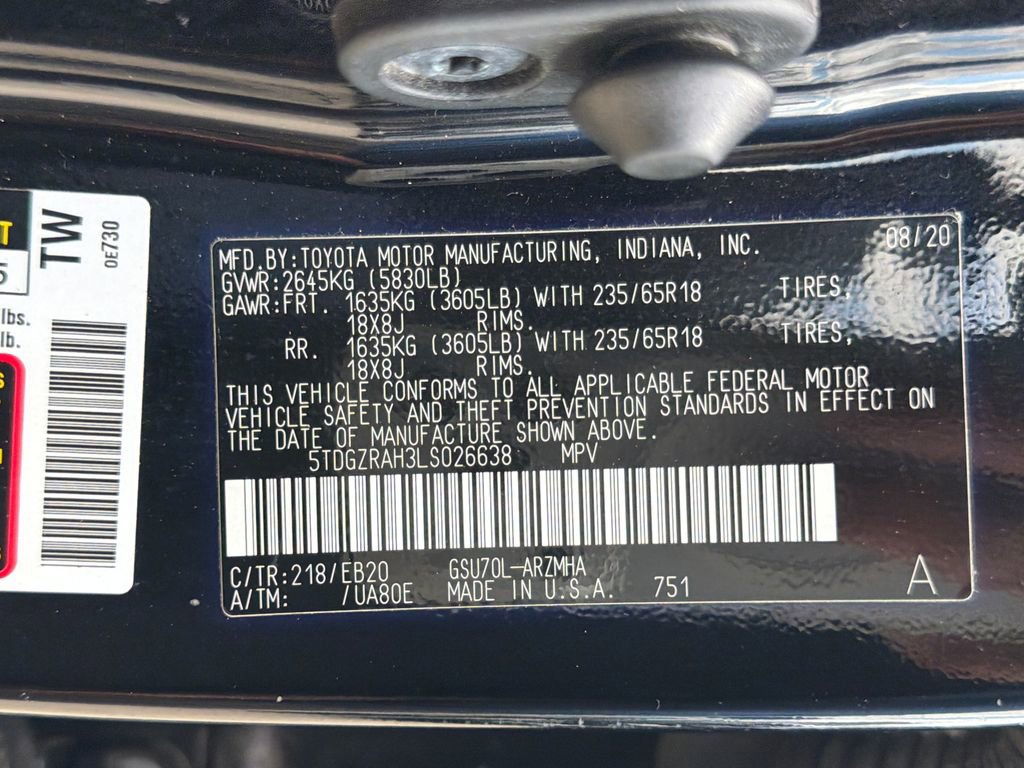 Used 2020 Toyota Highlander XLE FWD image 44