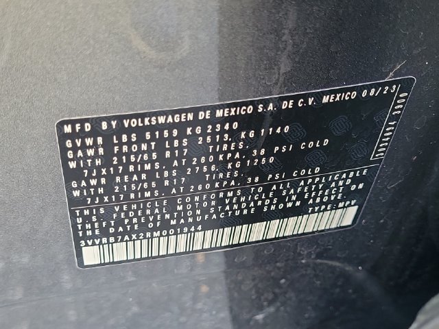 Certified 2024 Volkswagen Tiguan S FWD image 25