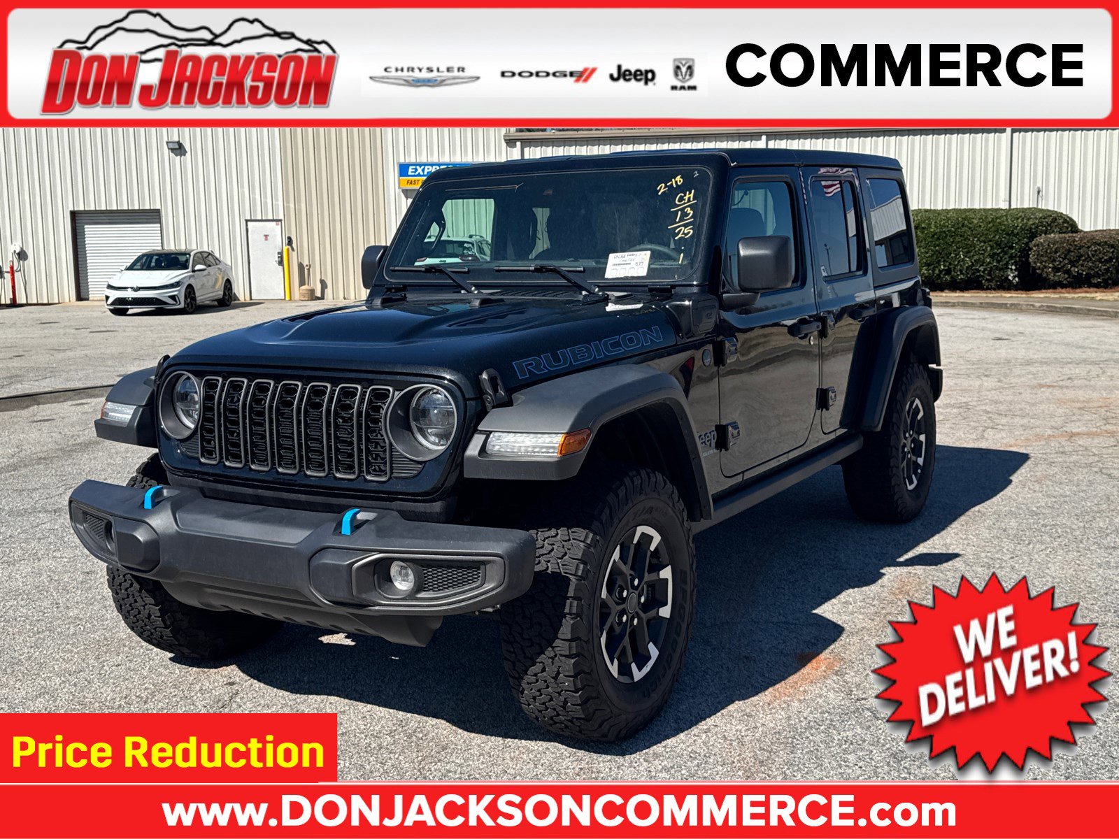 Used 2025 Jeep Wrangler Unlimited Rubicon 4xe w/ Convenience Group AWD/4WD image 1