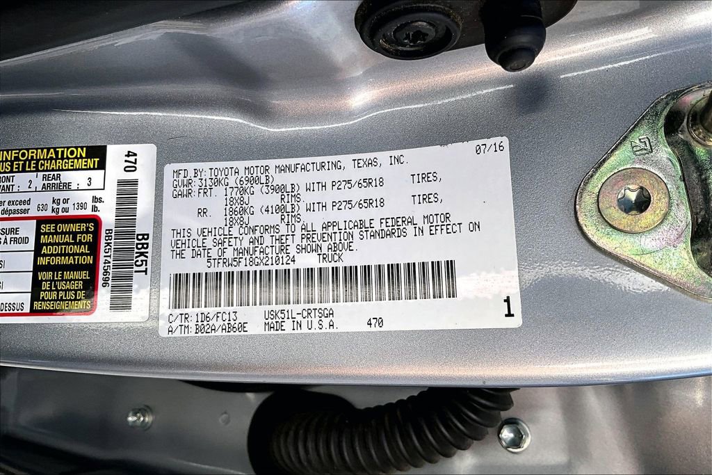 Used 2016 Toyota Tundra SR5 image 14