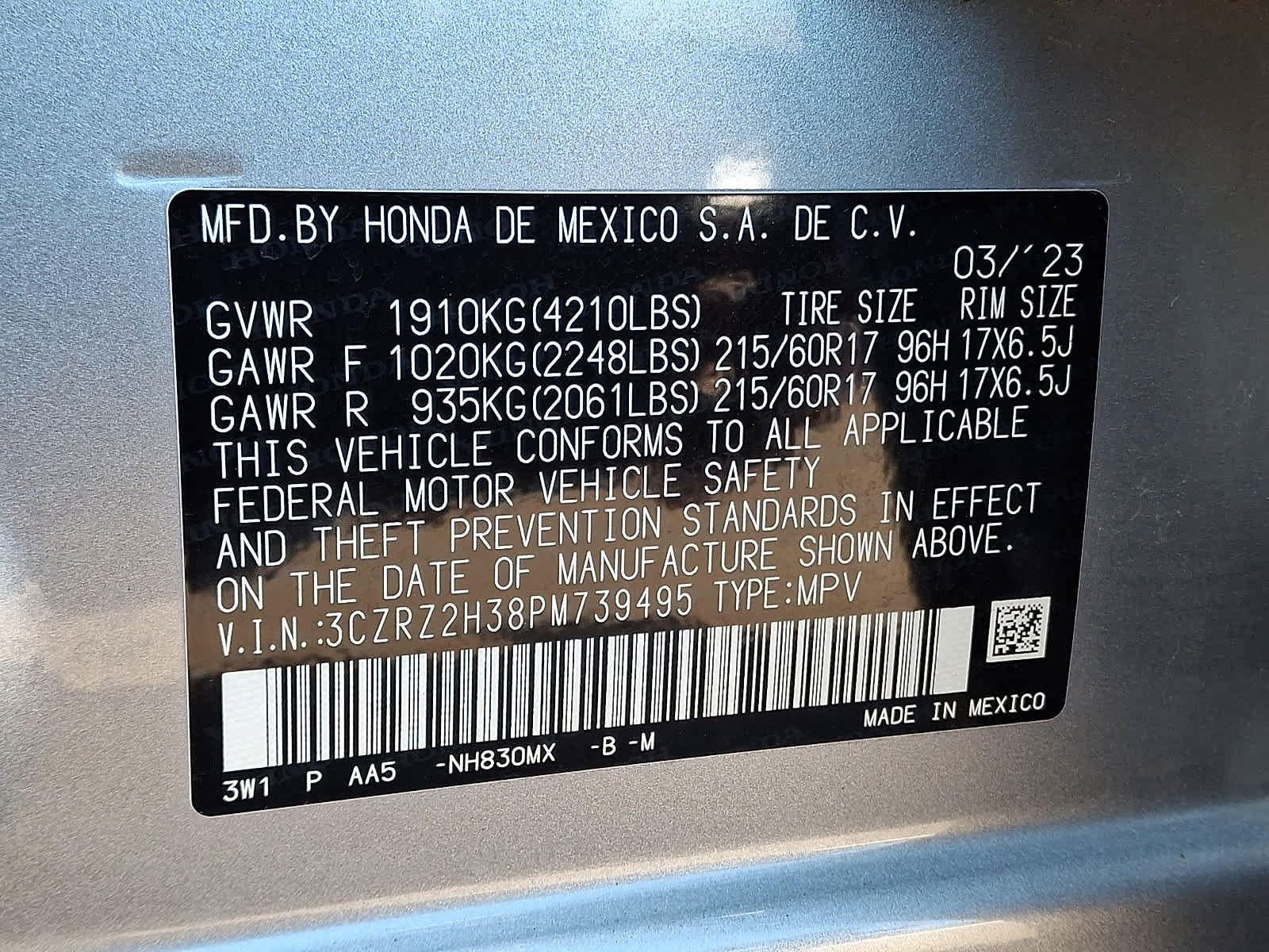 Used 2023 Honda HR-V LX image 28