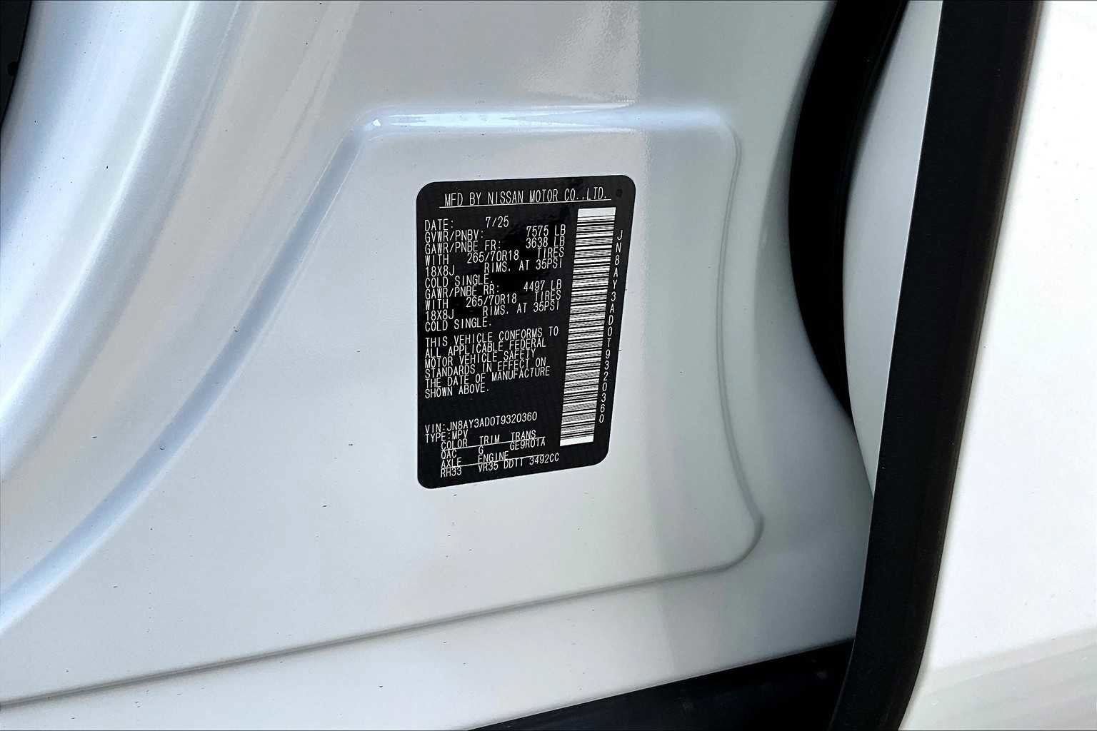 New 2026 Nissan Armada SV image 16