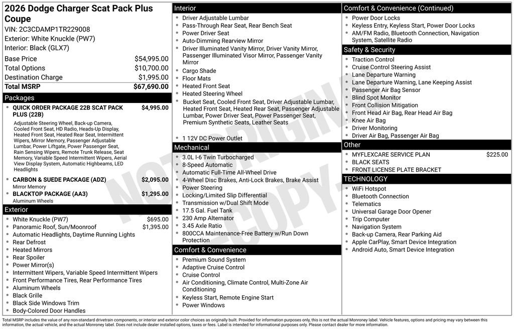 New 2026 Dodge Charger Scat Pack AWD/4WD image 6