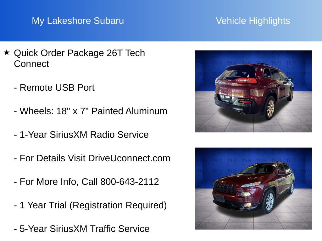 Used 2018 Jeep Cherokee Latitude AWD/4WD image 14