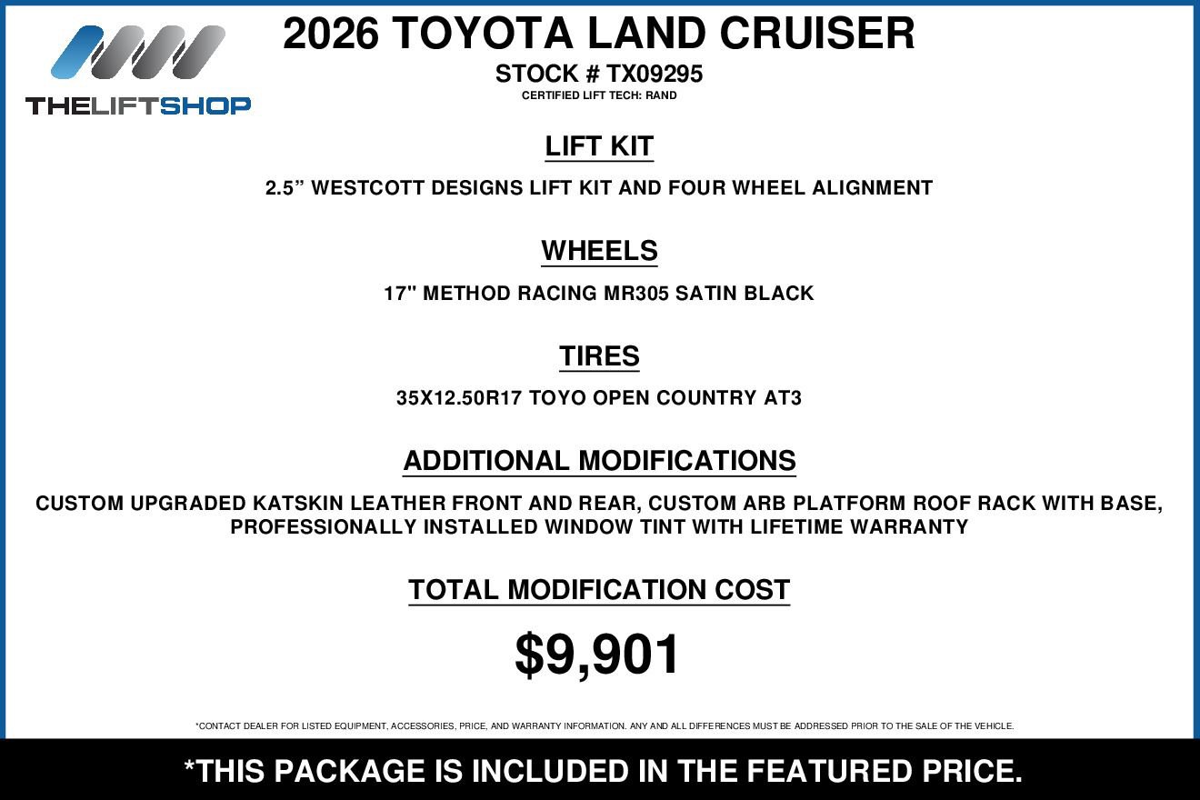 Used 2026 Toyota Land Cruiser 1958 AWD/4WD image 2