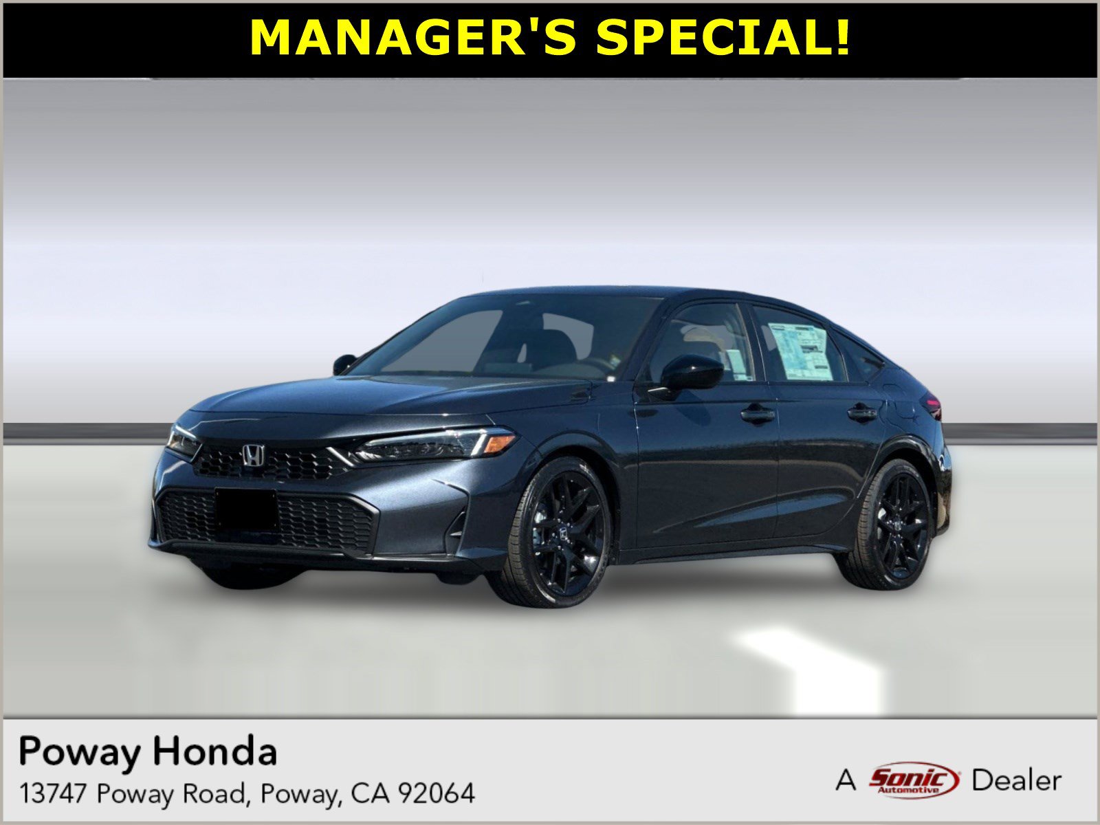 New 2026 Honda Civic Sport image 1